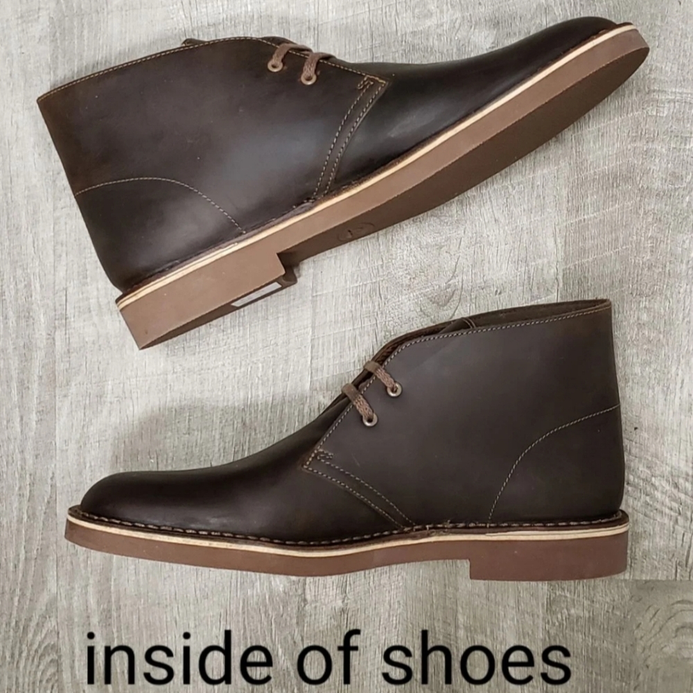 🆕️ Clarks Bushacre 2 Leather Chukka Boots Sz 11 - Picture 8 of 16